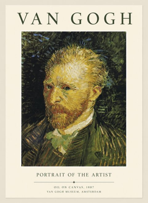 Van Gogh Portrait of the Artist III No1 - Poster