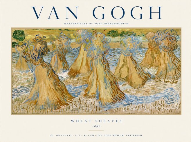 Van Gogh Wheat Sheaves No1 - Poster