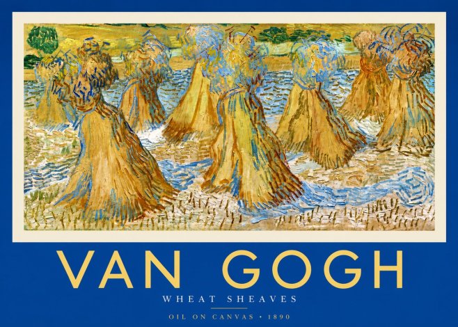 Van Gogh Wheat Sheaves No3 - Poster