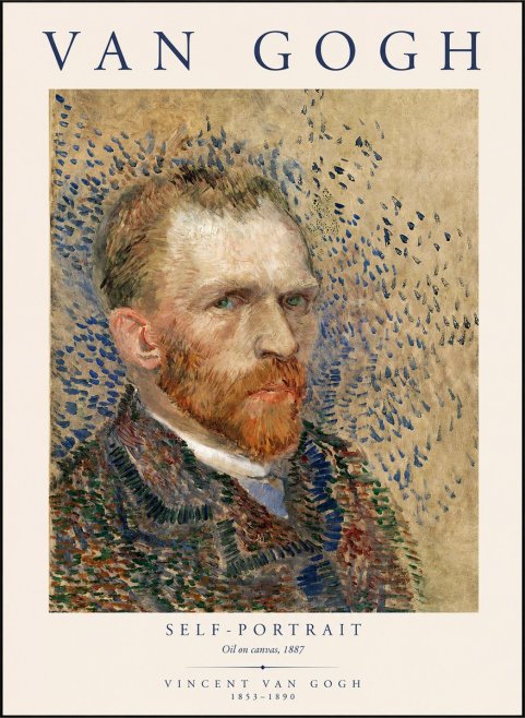 Van Gogh Self-portrait IV No1 - Poster