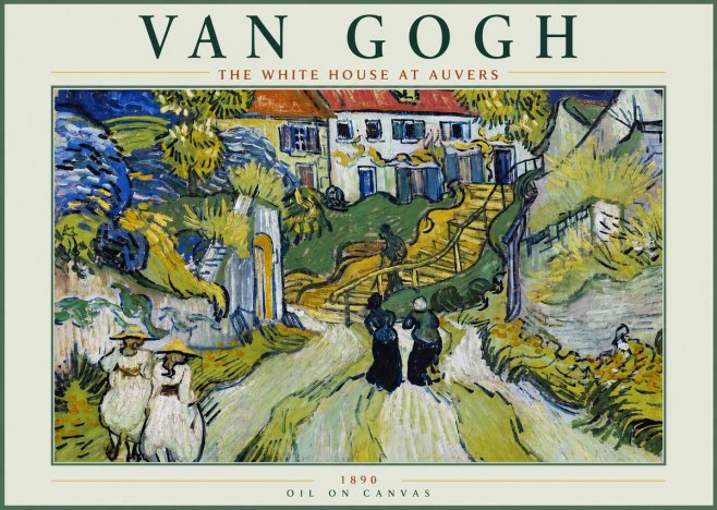 Van Gogh The White House at Auvers No2 - Poster