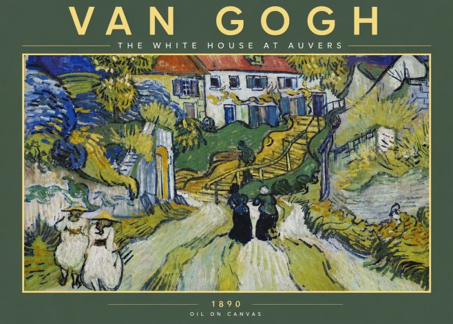 Van Gogh The White House at Auvers No4 - Poster