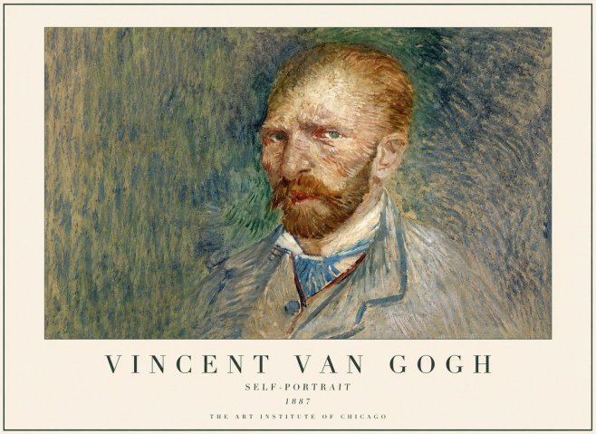 Van Gogh Self-portrait V No3 - Poster