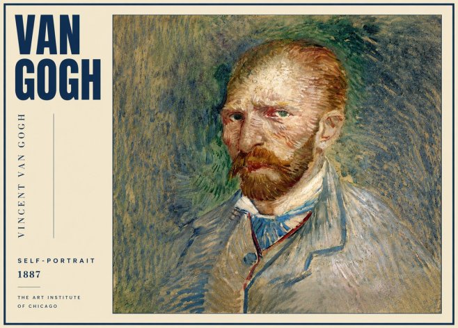 Van Gogh Self-portrait V No4 - Poster