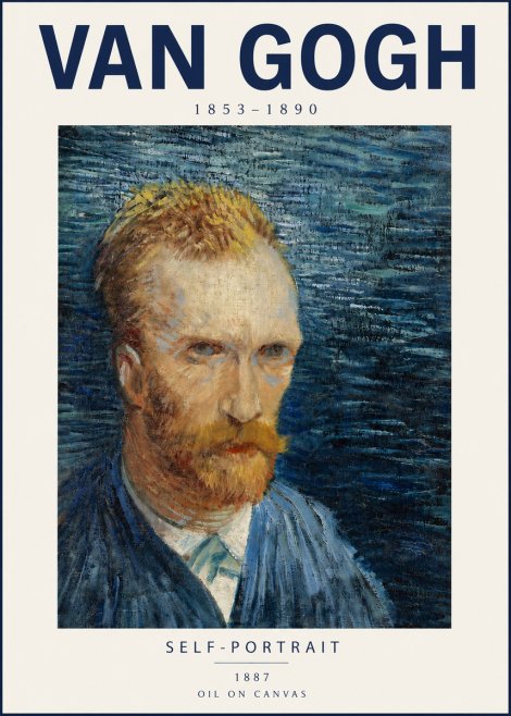 Van Gogh Self-portrait VI No4 - Poster