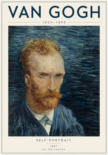 Van Gogh Self-portrait VI No5 - Poster