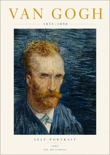 Van Gogh Self-portrait VI No6 - Poster