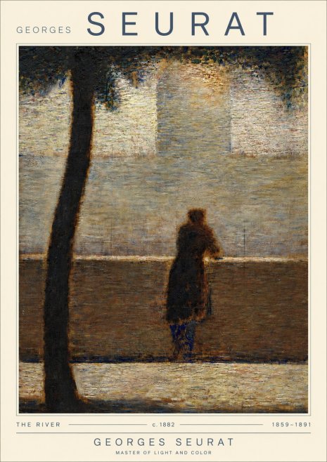 Seurat The River No4 - Poster
