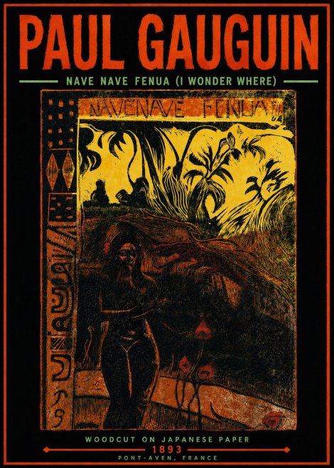 Paul Gauguin Nave Nave Fenua (I Wonder Where) No5 - Poster