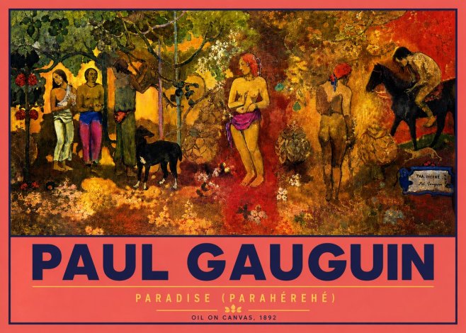 Paul Gauguin Paradise (Parahéréhé) No4 - Poster