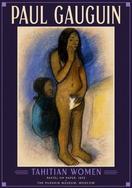 Paul Gauguin Tahitian Women No5 - Poster