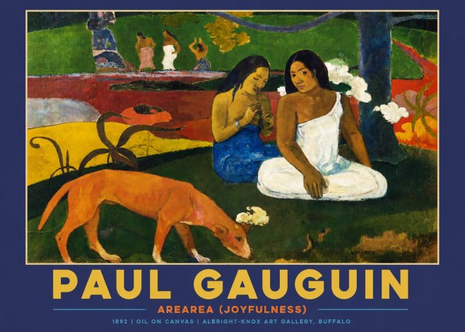 Paul Gauguin Arearea (Joyfulness) No2 - Poster