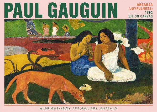 Paul Gauguin Arearea (Joyfulness) No3 - Poster