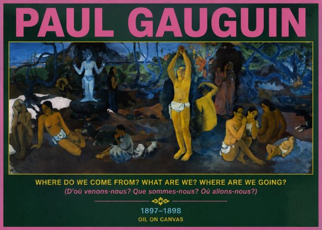 Paul Gauguin D'où Venons Nous? Que Sommes Nous? Où Allons Nous? No4 - Poster