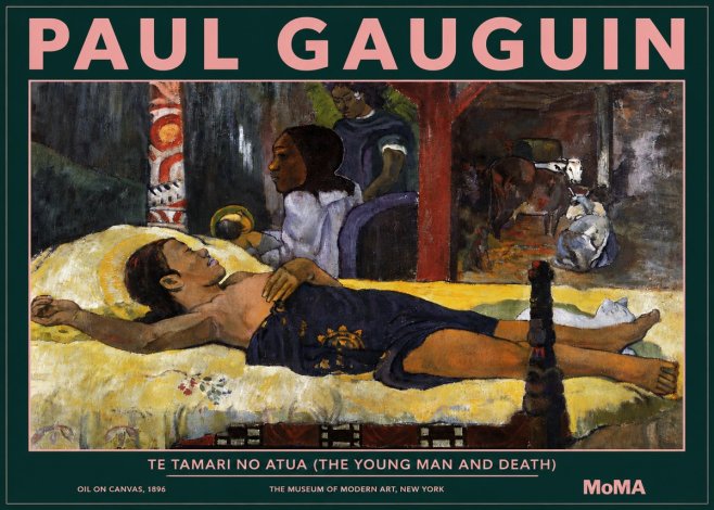 Paul Gauguin Te Tamari No Atua (the Young Man and Death) No3 - Poster