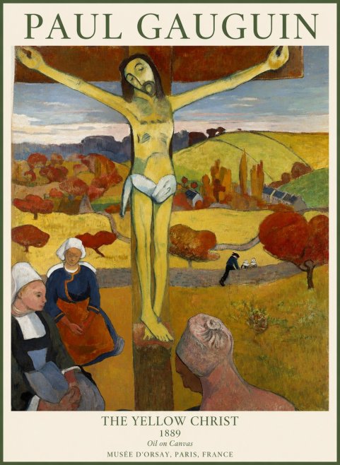 Paul Gauguin The Yellow Christ No1 - Poster