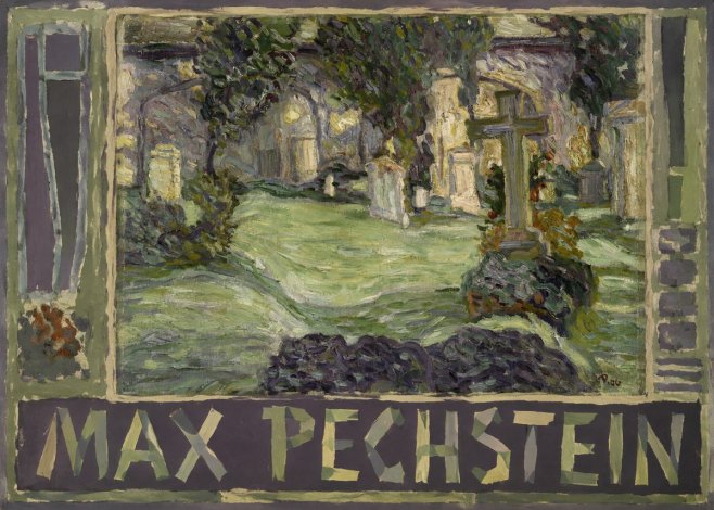 Max Pechstein Cemetery No1 - Poster