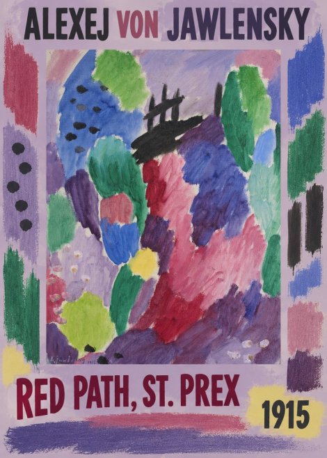 Alexej von Jawlensky Red Path, St. Prex II No1 - Poster