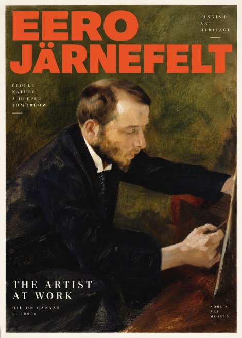 Eero Järnefelt Portrait of the Artist No5 - Poster