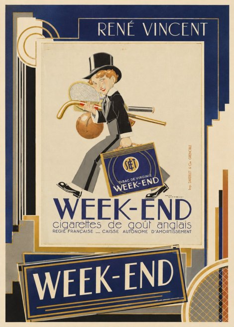 René Vincent Week-end No2 - Poster