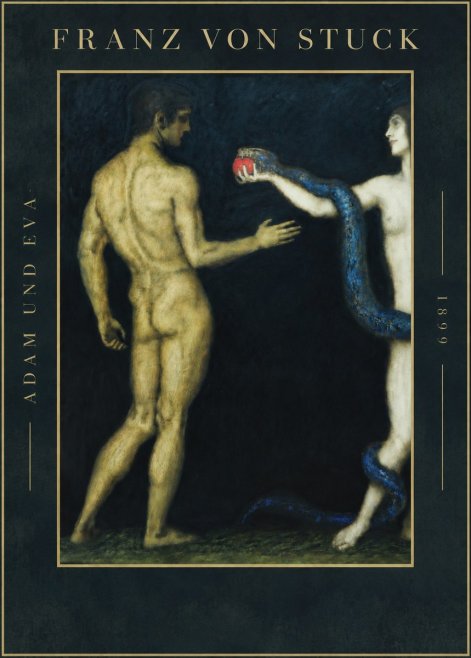 Franz von Stuck Adam Und Eva No4 - Poster