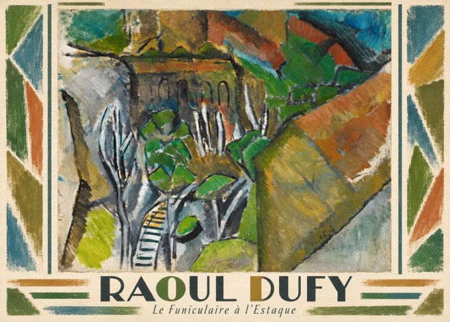Raoul Dufy Le Funiculaire À L'estaque No1 - Poster