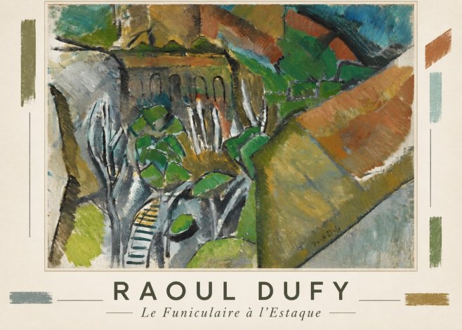 Raoul Dufy Le Funiculaire À L'estaque No5 - Poster