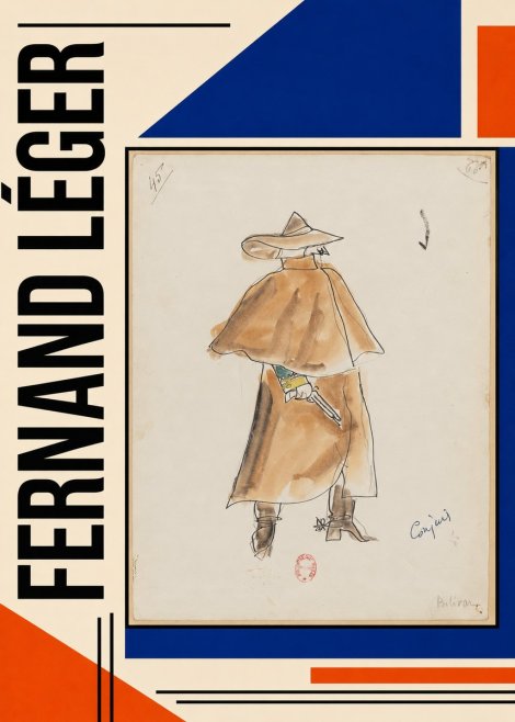 Fernand Léger Costume Design for Bolivar No2 - Poster
