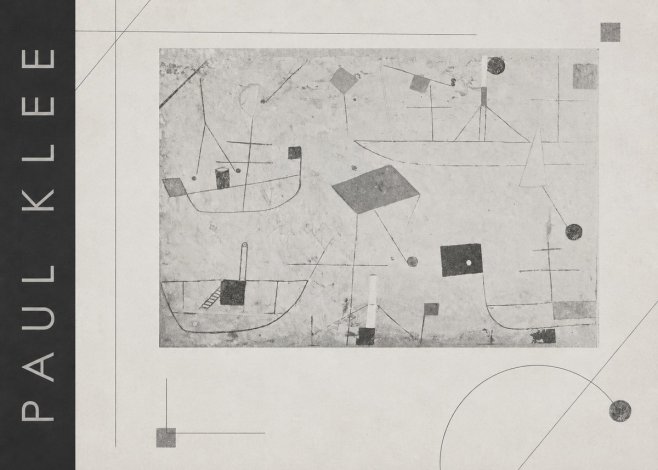 Paul Klee Seascape with Boats No2 - Poster