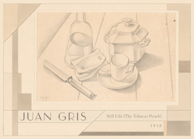 Juan Gris Still Life (the Tobacco Pouch) No4 - Poster
