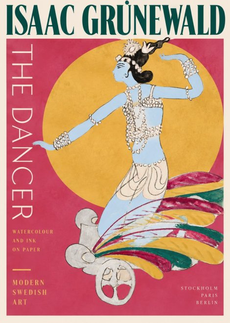Isaac Grünewald Dancer on a Chariot No3 - Poster