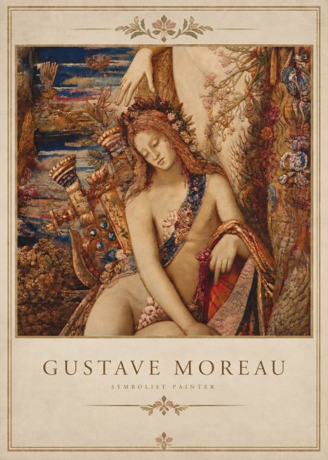 Gustave Moreau Jupiter and Semele II No5 - Poster