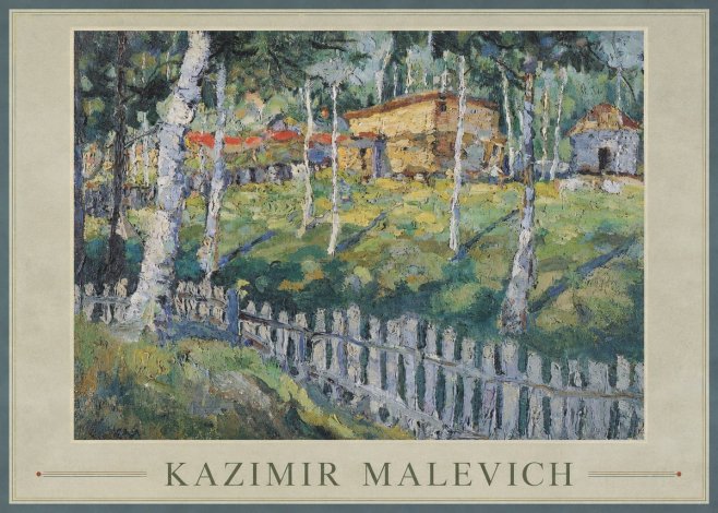Kazimir Malevich Birch Grove No1 - Poster