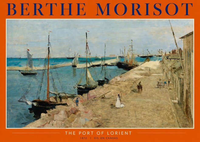 Berthe Morisot The Port of Lorient No2 - Poster