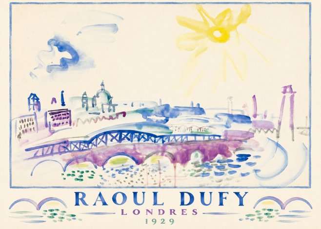 Raoul Dufy Londres - 1929 No3 - Poster