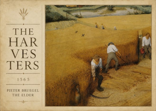 Pieter Bruegel The Harvesters IV No2 - Poster