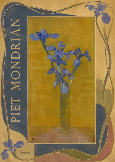 Piet Mondrian Irises No2 - Poster