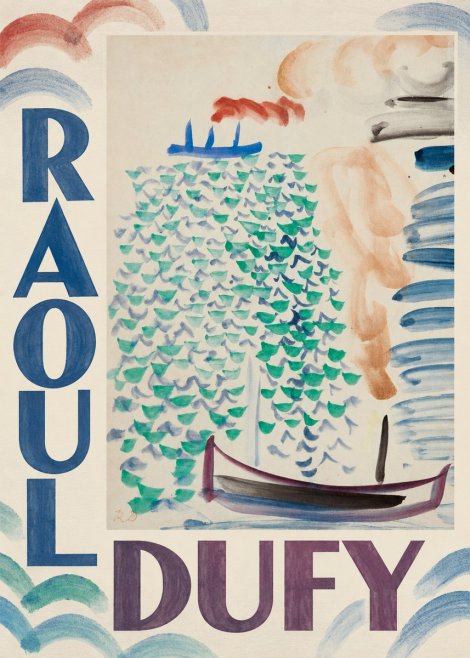 Raoul Dufy Boats on the Water No5 - Poster