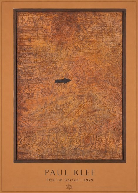 Paul Klee Pfeil Im Garten No3 - Poster