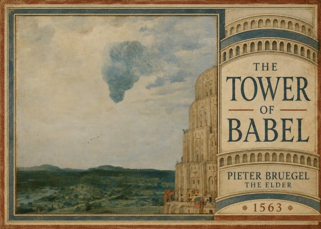 Pieter Bruegel The Tower of Babel VIII No5 - Poster