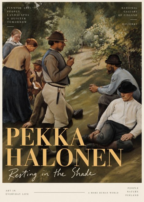 Pekka Halonen Resting in the Shade No5 - Poster
