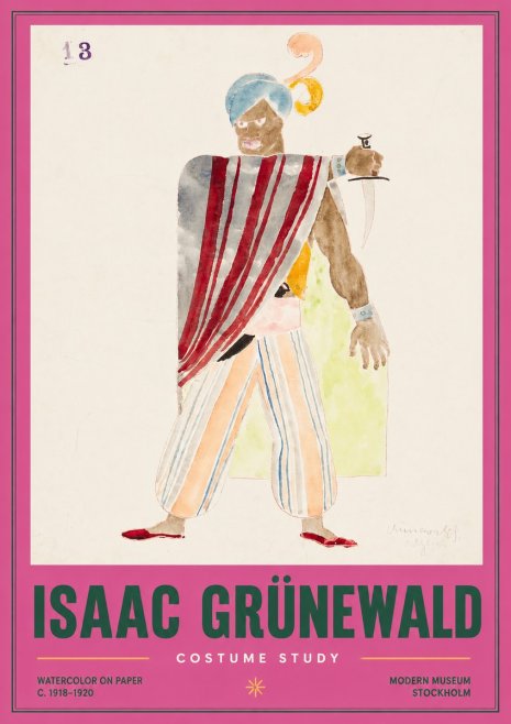 Isaac Grünewald Costume Study III No3 - Poster