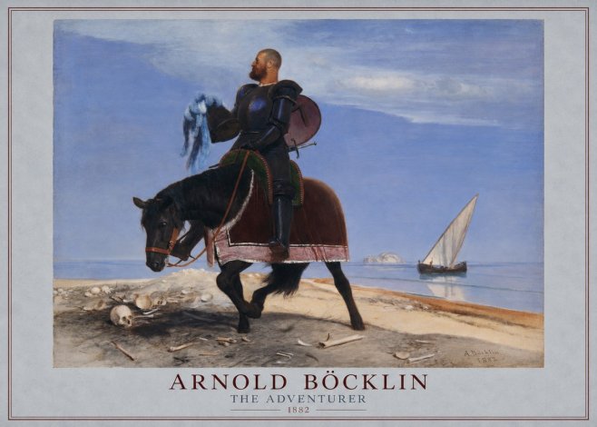Arnold Böcklin The Adventurer No1 - Poster