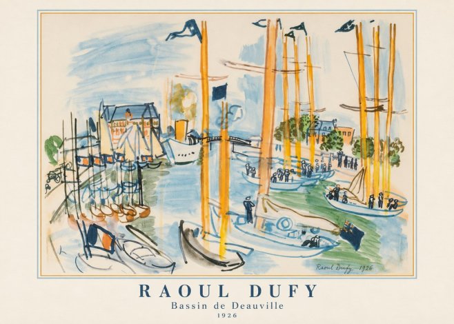 Raoul Dufy Bassin De Deauville No2 - Poster