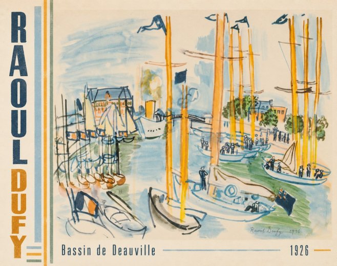 Raoul Dufy Bassin De Deauville No3 - Poster