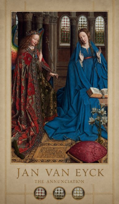 Jan van Eyck The Annunciation I No4 - Poster