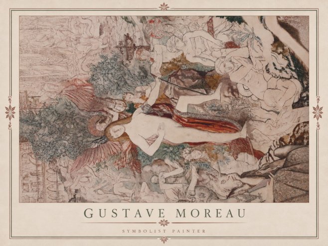 Gustave Moreau Adam and Eve No3 - Poster