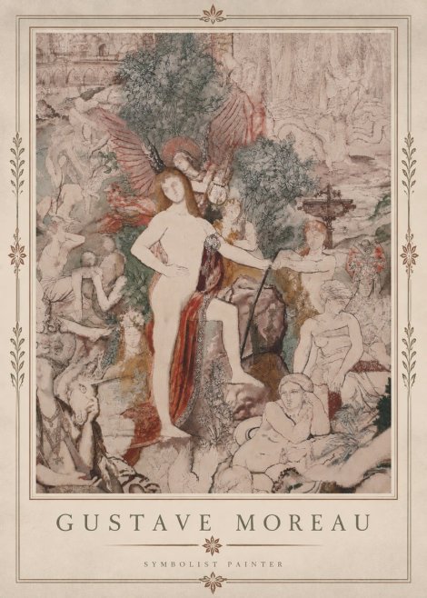 Gustave Moreau Adam and Eve No5 - Poster