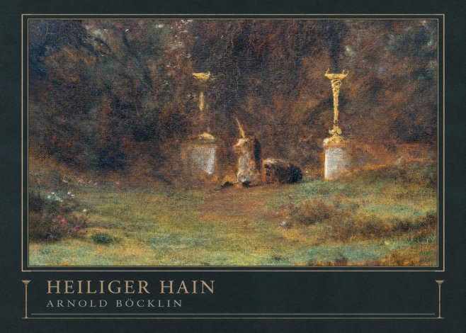 Arnold Böcklin Heiliger Hain No3 - Poster
