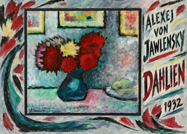 Alexej von Jawlensky Dahlien No6 - Poster